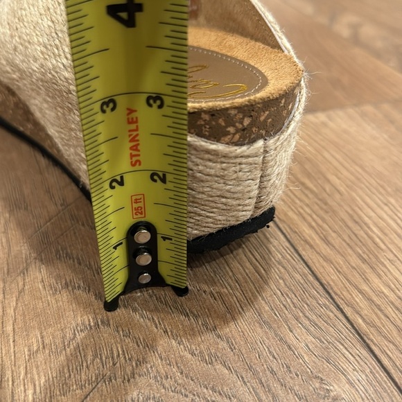 Californians Vintage Collection Women’s Georgia Jute Wedge Sandal Beige Size 9 - Picture 8 of 8